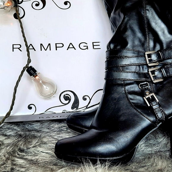Rampage Boots 9.5 Black with Box - Picture 3 of 10